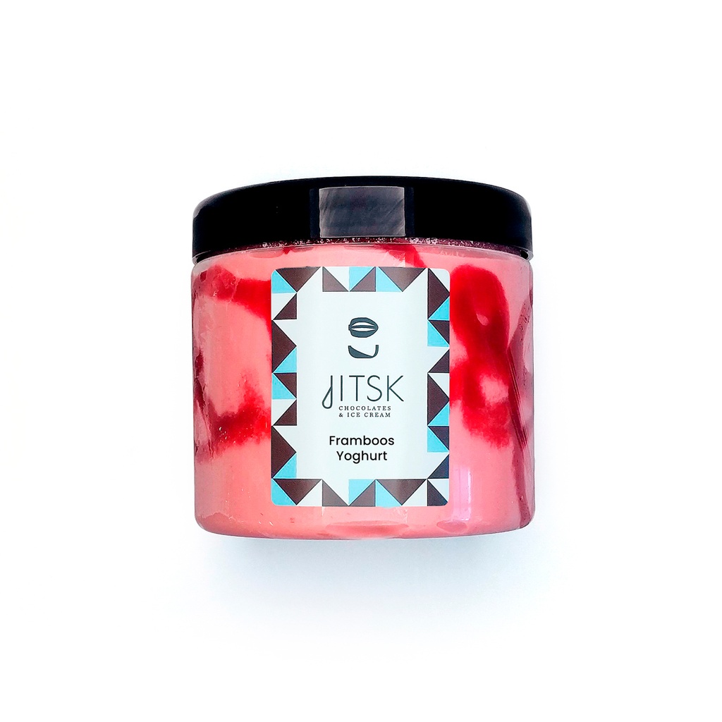 Framboos yoghurtijs 250ml